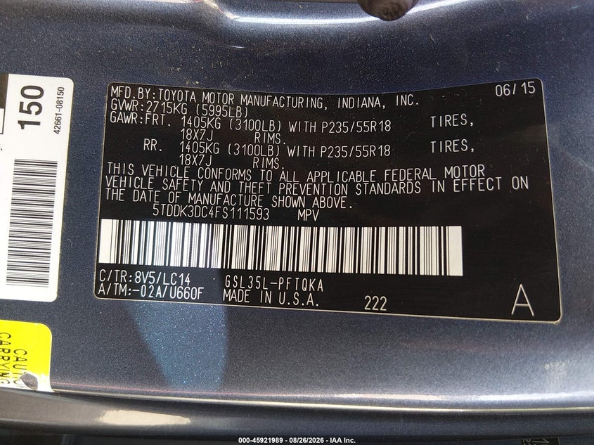 TOYOTA SIENNA - zdjęcie 9