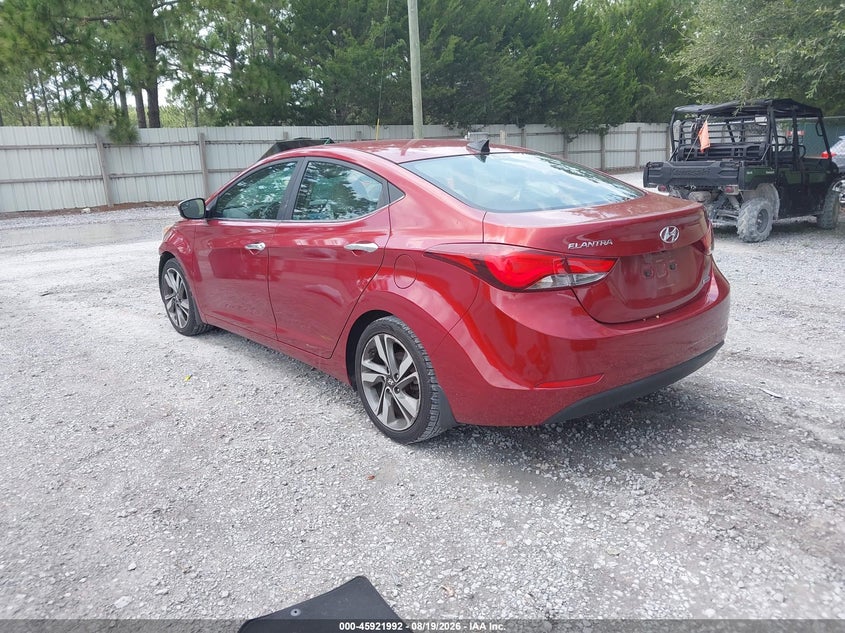2014 HYUNDAI ELANTRA auction photo 3