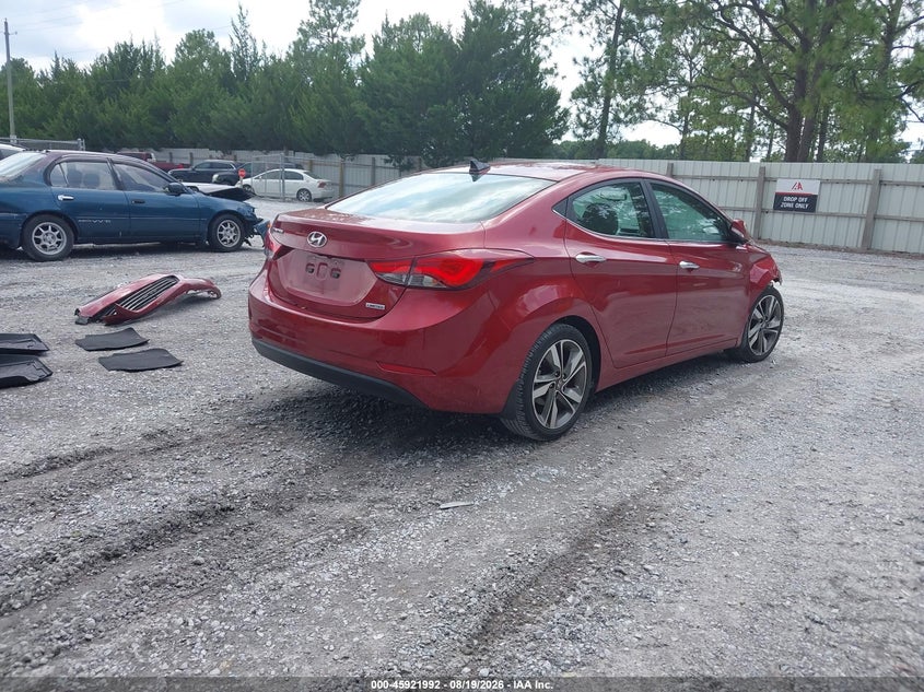 2014 HYUNDAI ELANTRA auction photo 4