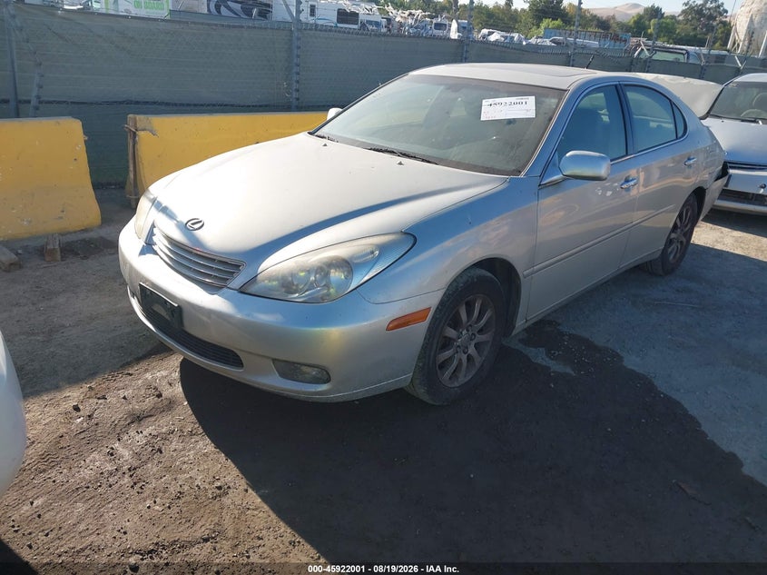 LEXUS ES 330 2004 VIN JTHBA30G745051877