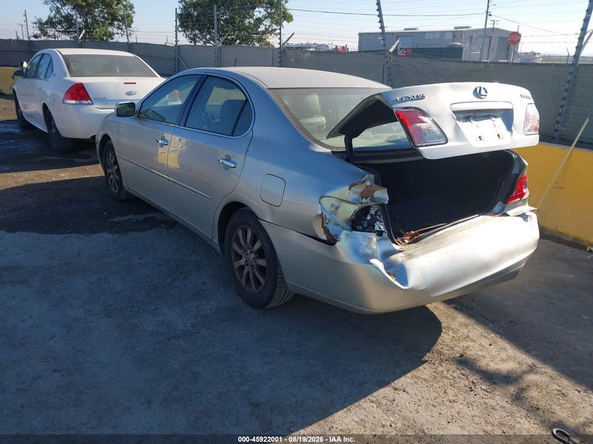 LEXUS ES 330 2004 VIN JTHBA30G745051877