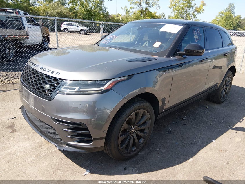 Vin: salyl2rn4ja750834, lot: 46421109, land rover range rover velar d180 se r-dynamic 20182