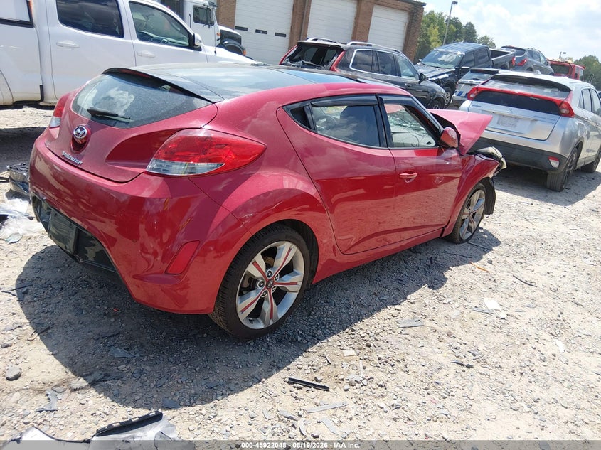 HYUNDAI VELOSTER 2012 VIN KMHTC6AD2CU032269