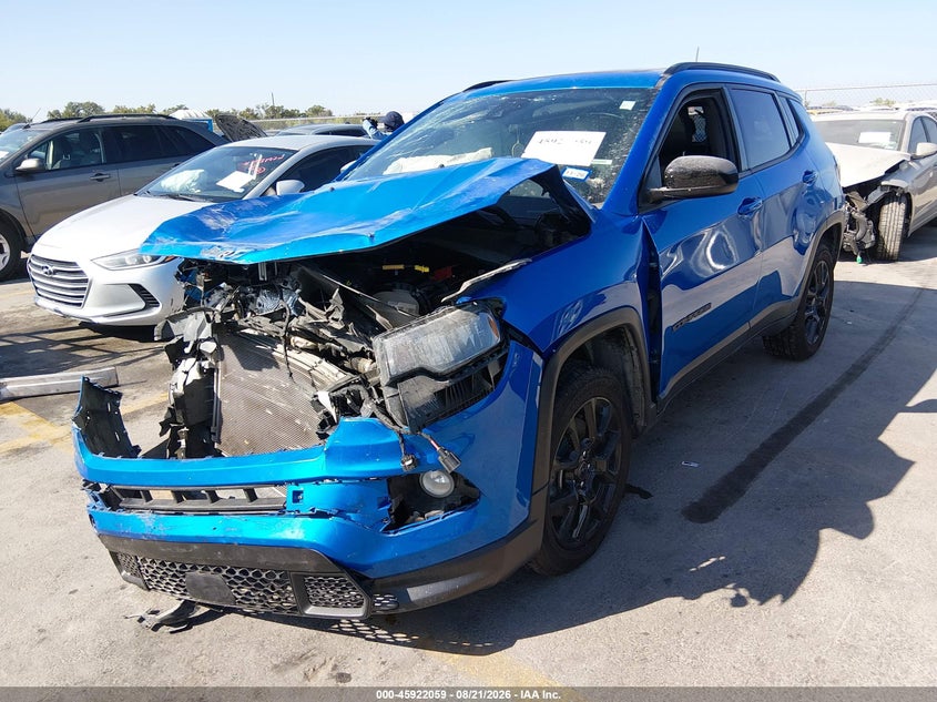 Vin: 3c4njdbn7st517868, lot: 46421147, jeep compass latitude 4x4 20252
