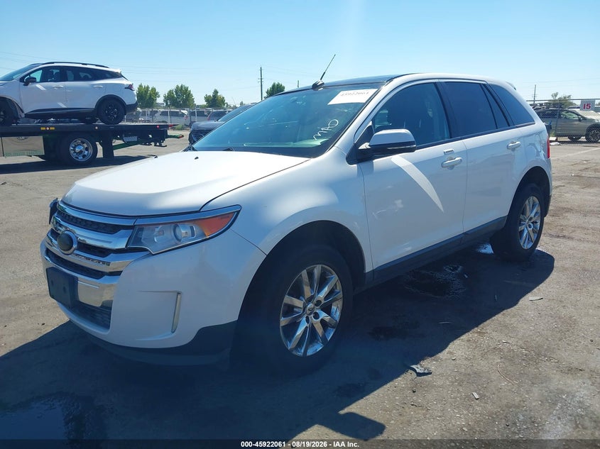 Vin: 2fmdk3jc6dbe34154, lot: 46421149, ford edge sel 20132