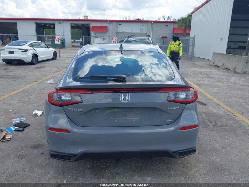 HONDA CIVIC HYBRID 2025 VIN 19XFL4H80SE007091