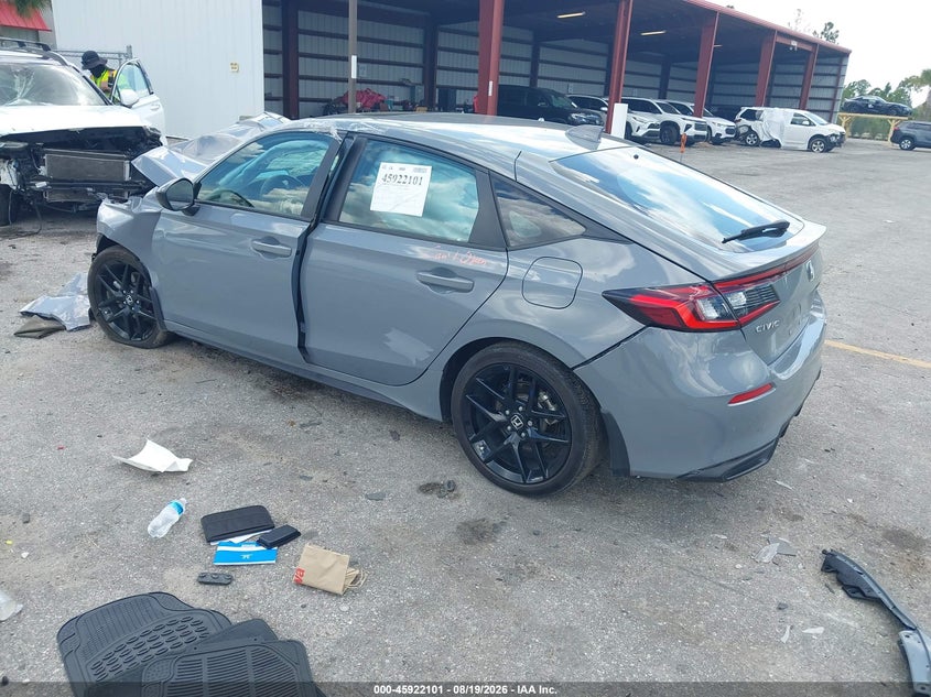HONDA CIVIC HYBRID 2025 VIN 19XFL4H80SE007091