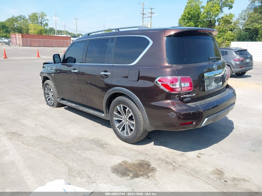 Vin: jn8ay2nd6l9110785, lot: 46421232, nissan armada sl 2wd 20203