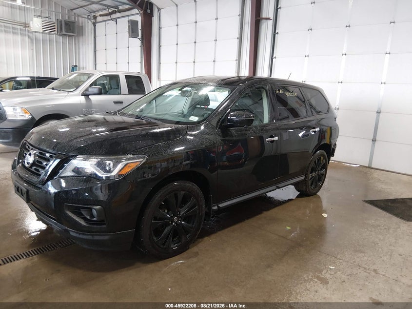 2018 Nissan Pathfinder, Удар ззаду, IAAI, VIN 5N1DR2MM0JC677822 — фото 2