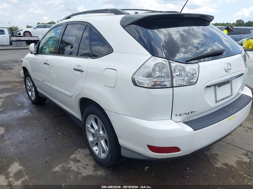 LEXUS RX 350 2008 VIN 2T2GK31U48C055012