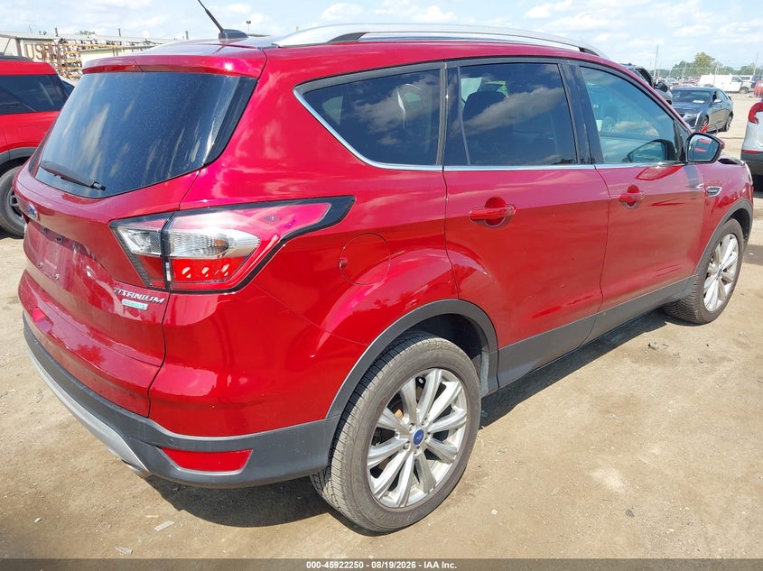 Vin: 1fmcu0j95huf04946, lot: 46421338, ford escape titanium 20174