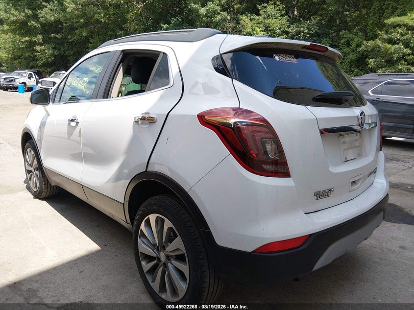 Vin: kl4cjesb0jb513920, lot: 46421356, buick encore preferred 20183