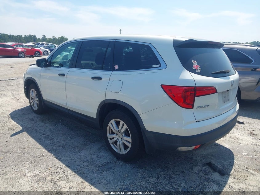 2018 HONDA PILOT auction photo 3
