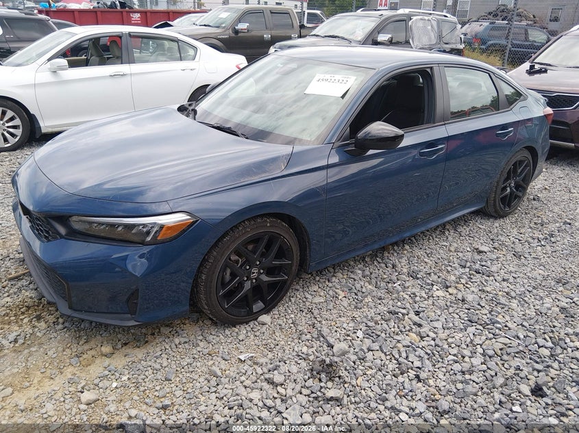 2026 Honda Civic, Fresh Water, IAAI, VIN 2HGFE2F5XTH510125 — photo 2