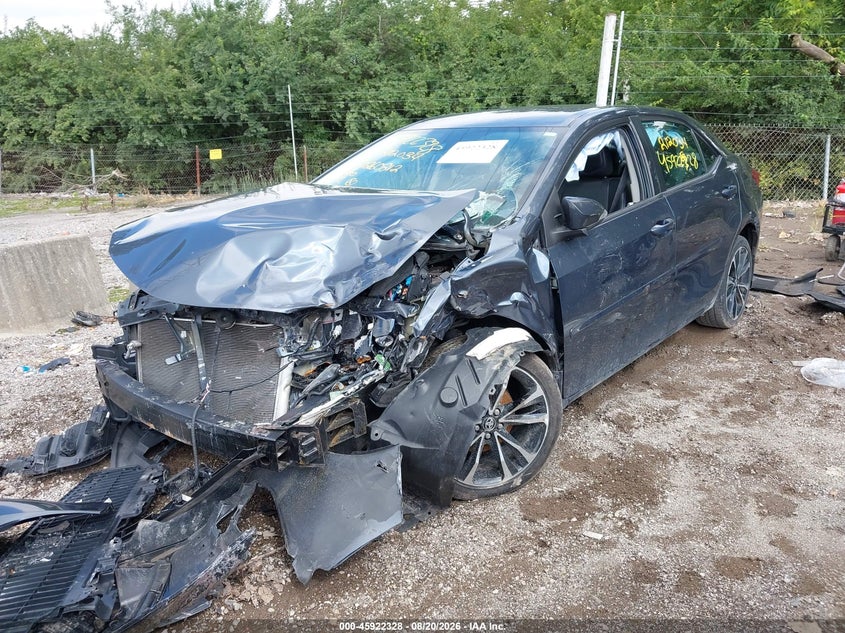 2019 Toyota Corolla, Удар спереди, IAAI, VIN 2T1BURHE9KC212034 — фото 2