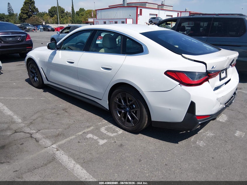 BMW I4 GRAN COUPE 2024 VIN WBY73AW03RFR80786