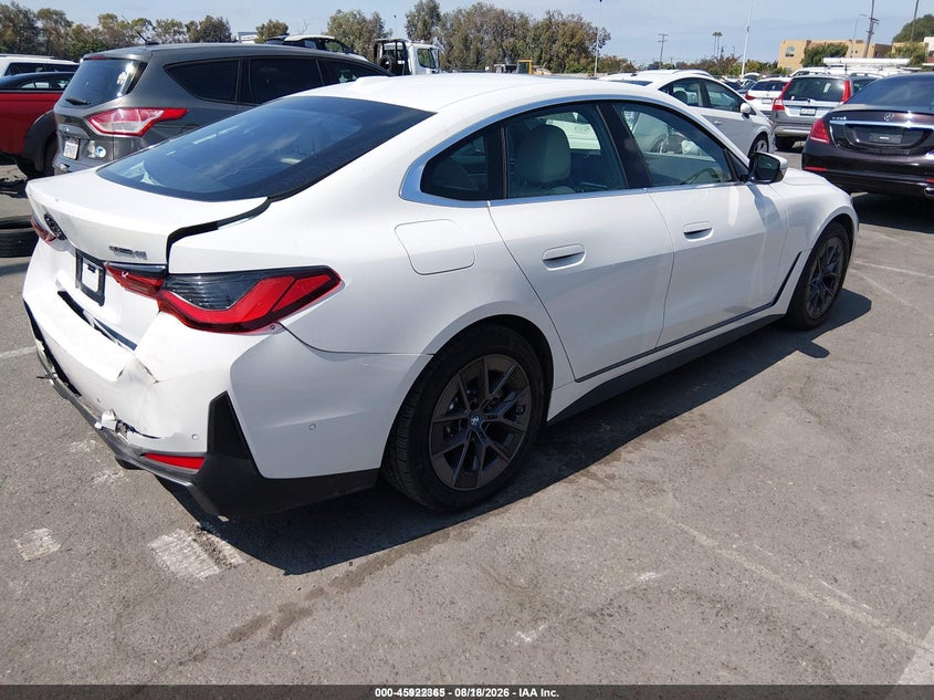 BMW I4 GRAN COUPE 2024 VIN WBY73AW03RFR80786