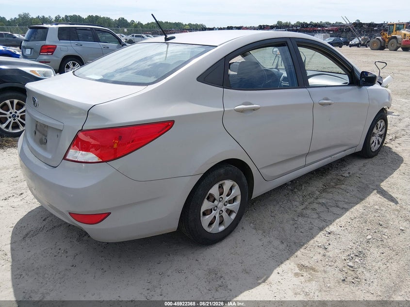 Vin: kmhct4ae6gu137223, lot: 46421456, hyundai accent se 20164