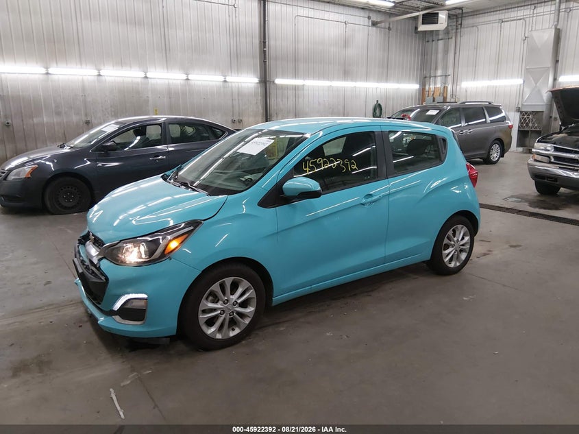 2021 Chevrolet Spark, Front End, IAAI, VIN KL8CD6SA9MC729458 — photo 2