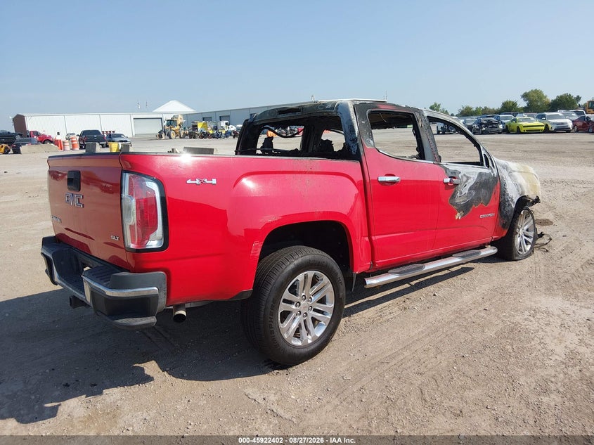 Vin: 1gtg6de33g1178254, lot: 46421490, gmc canyon 4wd slt 20164