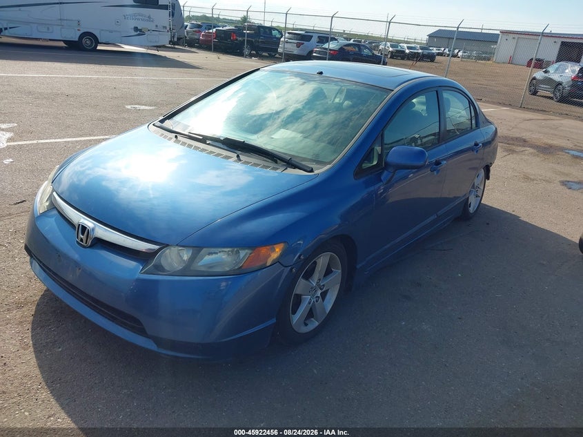 2006 Honda Civic, Удар ззаду, IAAI, VIN 1HGFA16866L056964 — фото 2