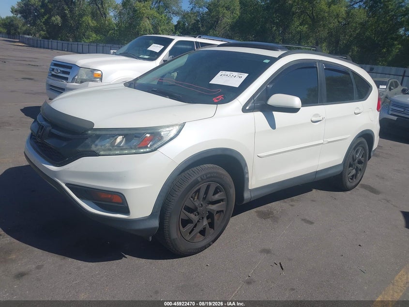 2015 Honda CR-V, Right Side, IAAI, VIN 5J6RM4H77FL008733 — photo 2