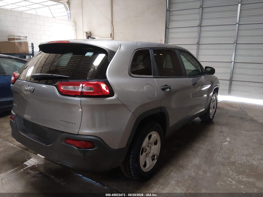 Vin: 1c4pjmab2gw313965, lot: 46421561, jeep cherokee sport 20164