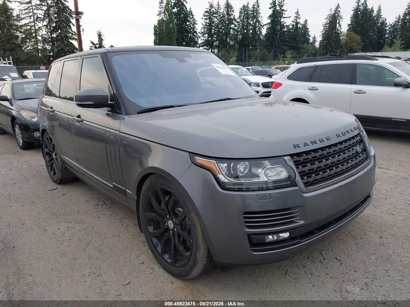 2016 LAND ROVER RANGE ROVER auction photo 1