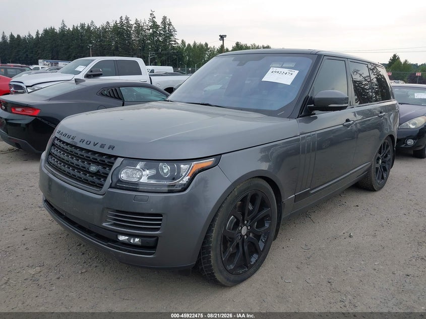 2016 LAND ROVER RANGE ROVER auction photo 2