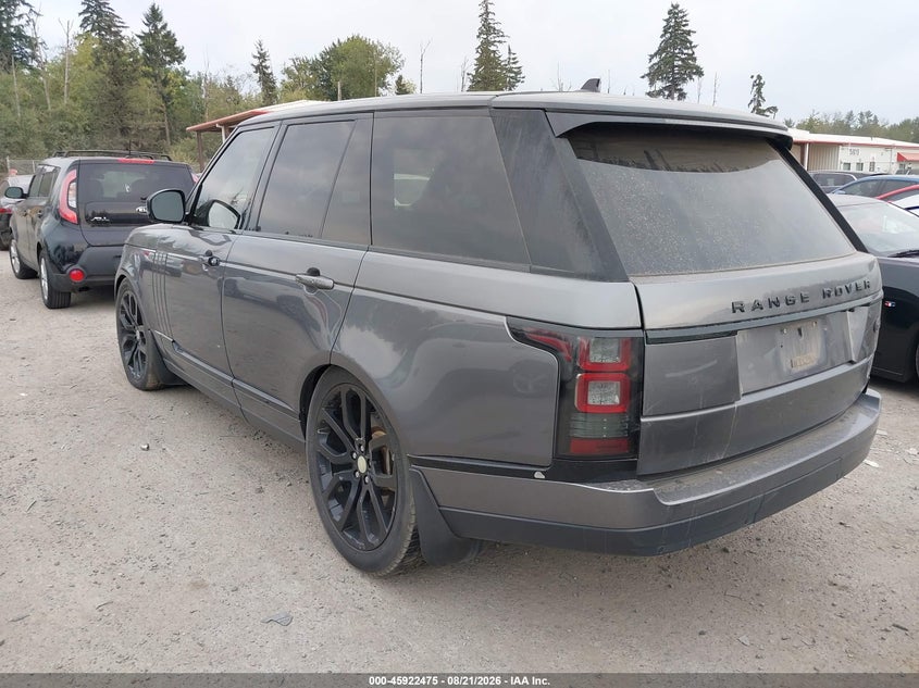 2016 LAND ROVER RANGE ROVER auction photo 3