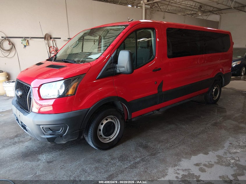 2022 FORD TRANSIT-350 PASSENGER VAN auction photo 2
