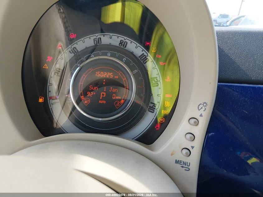 2014 FIAT 500 auction photo 7