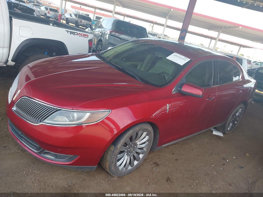 2014 Lincoln MKS, Затоплення, IAAI, VIN 1LNHL9DK4EG605367 — фото 2