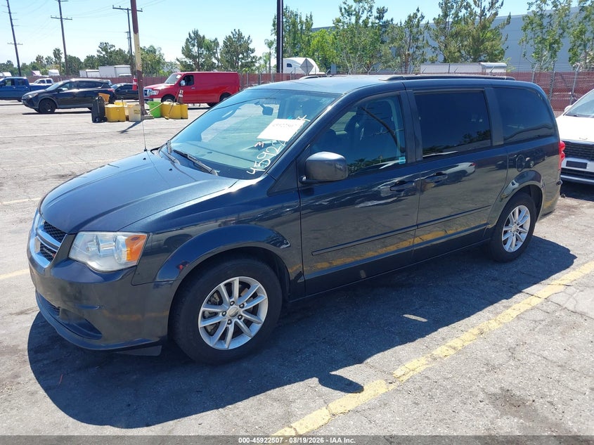 2014 Dodge Caravan, Обычный износ, IAAI, VIN 2C4RDGCG5ER213987 — фото 2