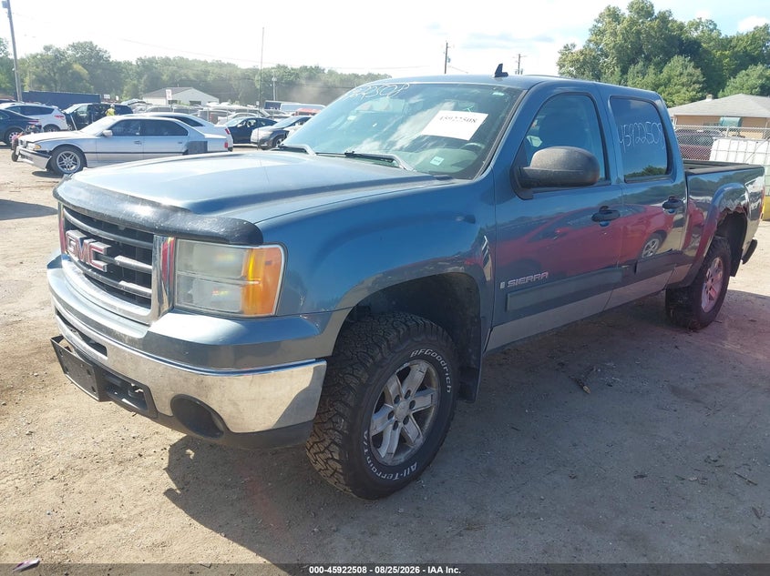 2009 GMC Sierra, Front End, IAAI, VIN 3GTEK23319G133392 — photo 2