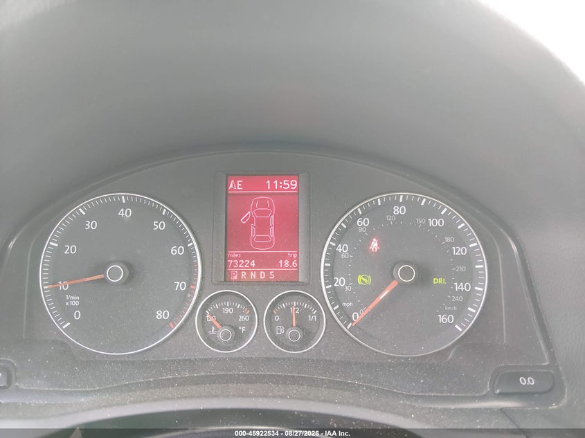 VOLKSWAGEN EOS 2008 VIN WVWBA71F98V044269