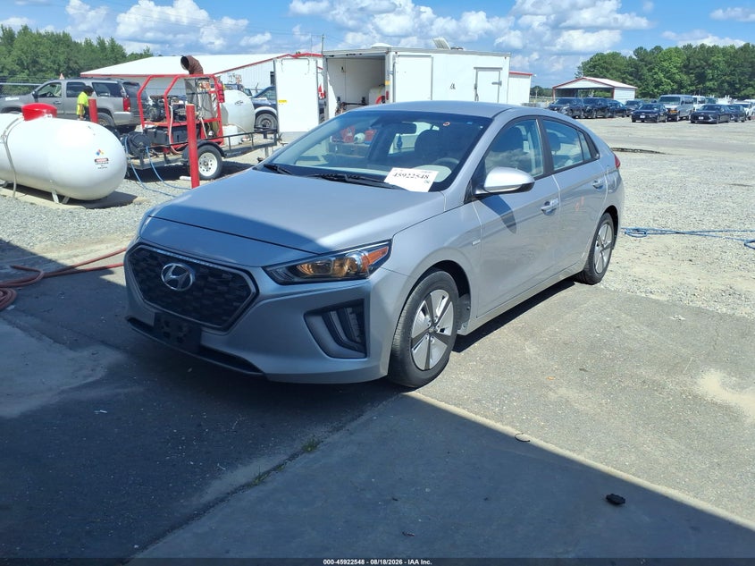 Vin: kmhc65lcxlu219068, lot: 46421636, hyundai ioniq hybrid blue 20202