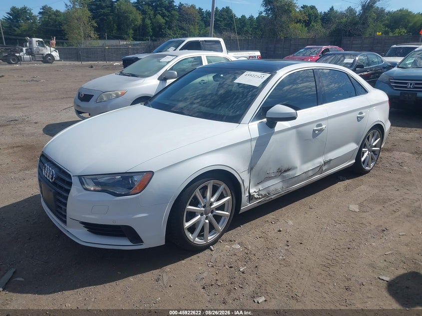 2016 Audi A3, Левый бок, IAAI, VIN WAUE8GFF9G1017934 — фото 2