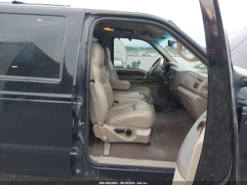FORD EXCURSION 2000 VIN 1FMNU42S8YED28390