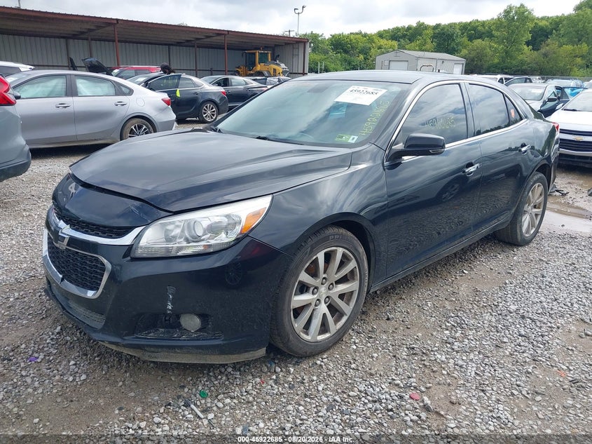 2015 Chevrolet Malibu, Front & Rear, IAAI, VIN 1G11F5SL5FF265826 — photo 2