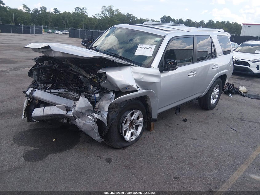 2017 Toyota 4Runner, Повреждение двигателя, IAAI, VIN JTEZU5JR4H5151665 — фото 2