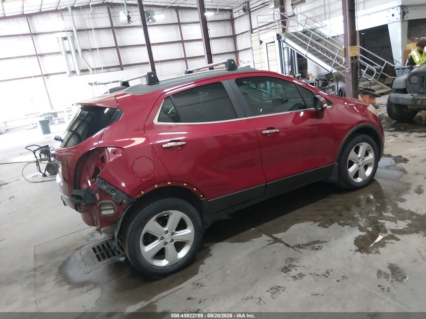 Vin: kl4cjfsbxfb242720, lot: 46421797, buick encore convenience 20154