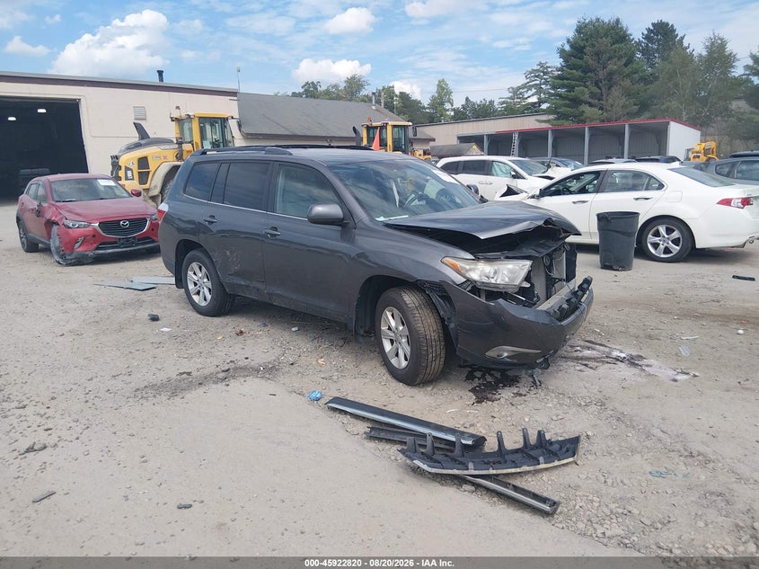 Vin: 5tdbk3ehxcs111420, lot: 46421908, toyota highlander base v6 2012 img_1