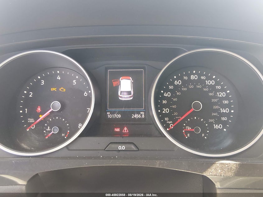 VOLKSWAGEN TIGUAN 2019 VIN 3VV2B7AX1KM015602