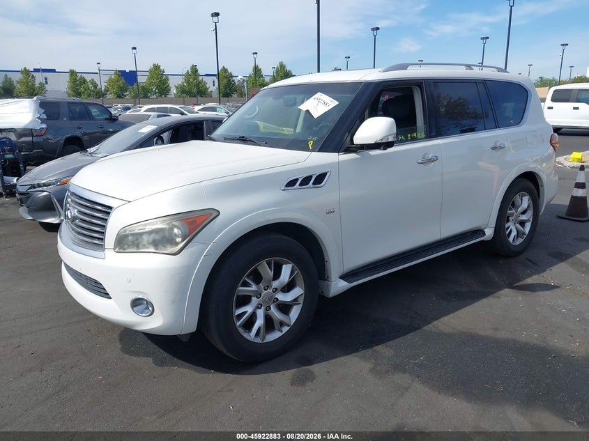 2014 Infiniti QX80, Удар ззаду, IAAI, VIN JN8AZ2ND6E9750849 — фото 2