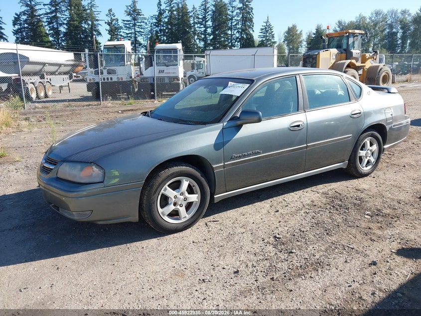 2004 Chevrolet Impala, Rear, IAAI, VIN 2G1WH52K649158054 — photo 2