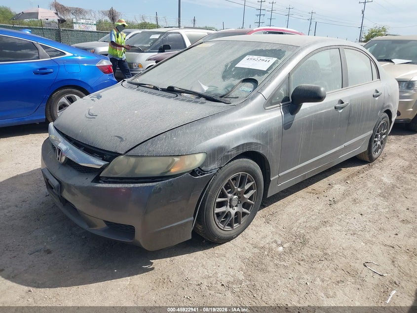 2010 Honda Civic, Front End, IAAI, VIN 2HGFA1F30AH508157 — photo 2