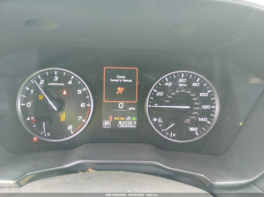 2020 SUBARU LEGACY auction photo 7