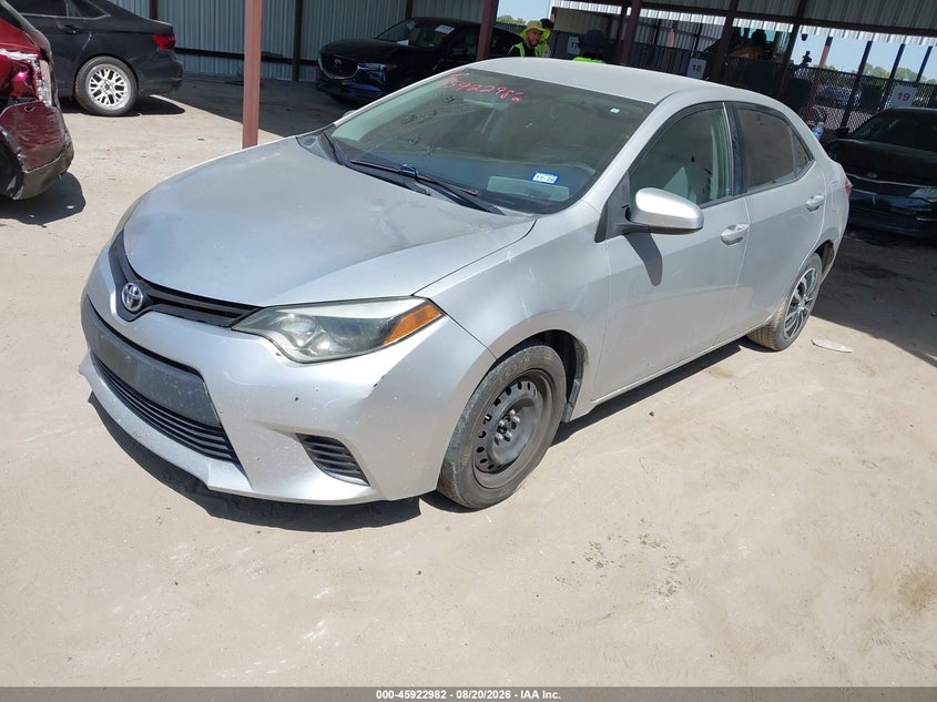 2016 Toyota Corolla, Удар спереди, IAAI, VIN 5YFBURHE0GP550025 — фото 2