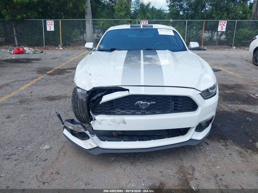 2016 FORD MUSTANG COUPE 3.7L V-6 DOHC, VVT, 300HP
